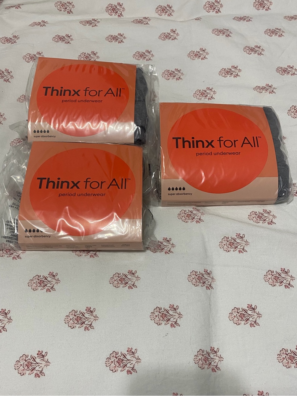 Thinx for All Period Underwear - Gray/Black - Size M